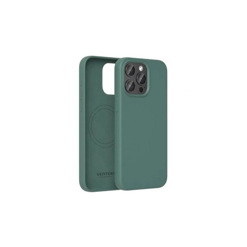 Funda Silicona con Magsafe Vention KUDG0-20- Compatible con iPhone 13 Mini- Verde