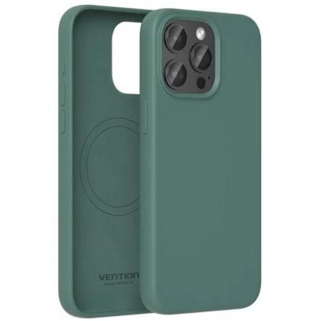 Funda Silicona con Magsafe Vention KUDG0-20- Compatible con iPhone 13 Mini- Verde