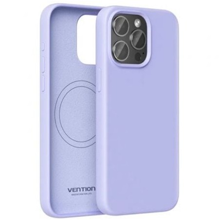 Funda Silicona con Magsafe Vention KUDV0-10- Compatible con iPhone 13- Morada