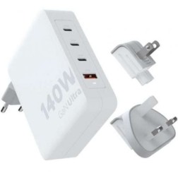 Cargador de Pared Universal Xtorm XVC2140- 3xUSB Tipo-C- 1xUSB + Cable USB Tipo-C- 140W