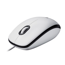 Mouse raton logitech m100 blanco usb