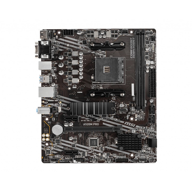 Placa base msi am4 a520m pro