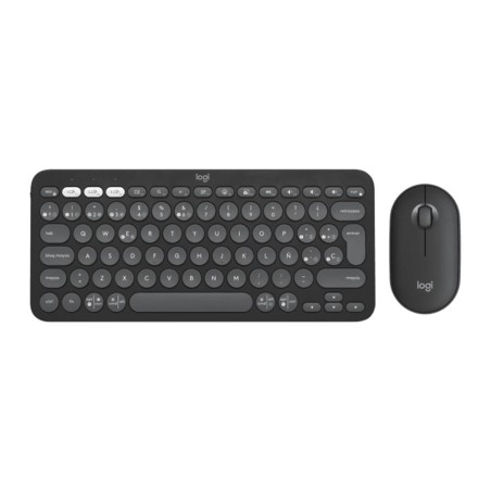 Teclado + mouse logitech pebble 2