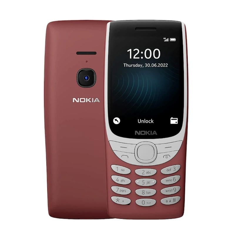 Telefono movil nokia 8210 rojo 2-8pulgadas