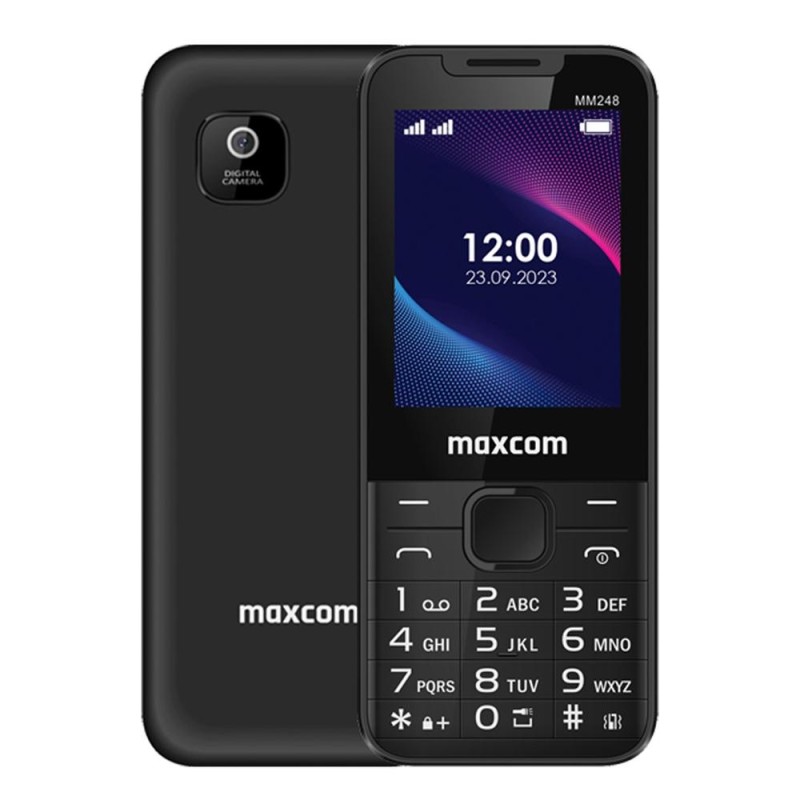 Telefono movil maxcom mm248 2-4pulgadas black