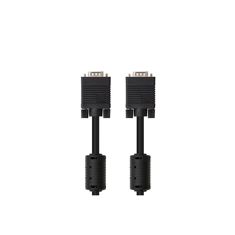 Cable SVGA Nanocable 10-15-0115- VGA Macho - VGA Macho- 15m- Negro