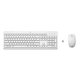 Teclado y Ratón Inalámbricos HP 230- Blanco