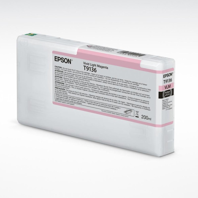 Cartucho tinta epson t9136 light magenta