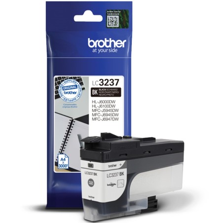 Cartucho de Tinta Original Brother LC3237BK- Negro