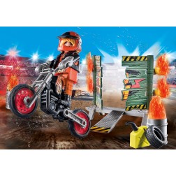 Playmobil starter pack stuntshow moto con