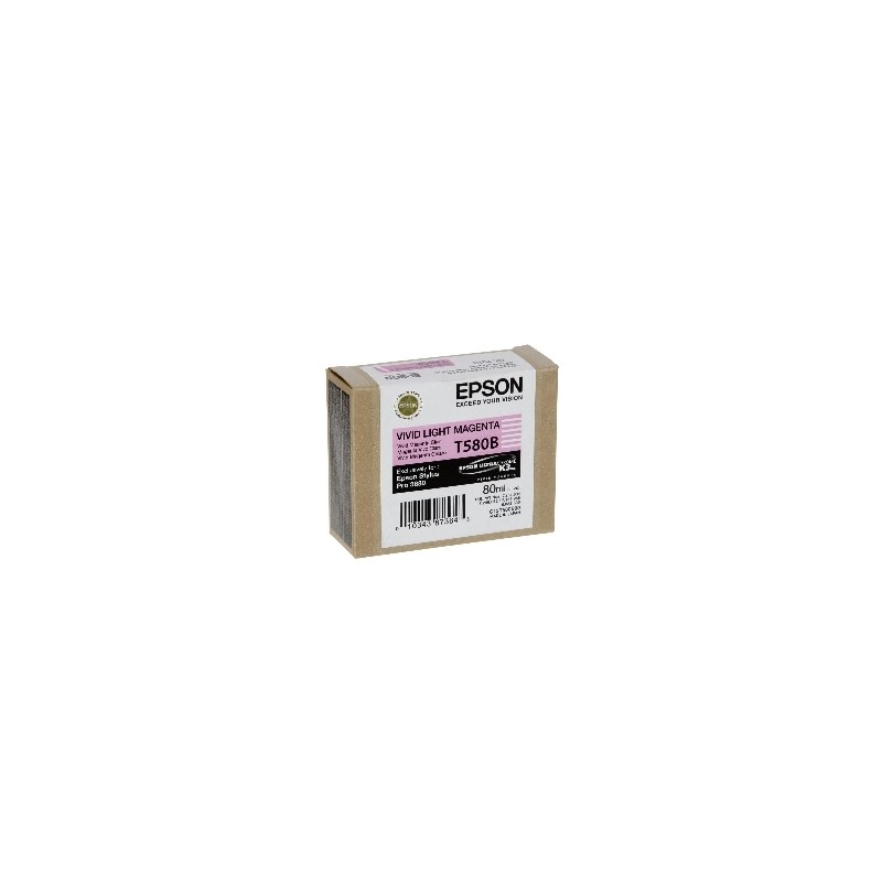 Cartucho tinta epson t580b magenta vivo