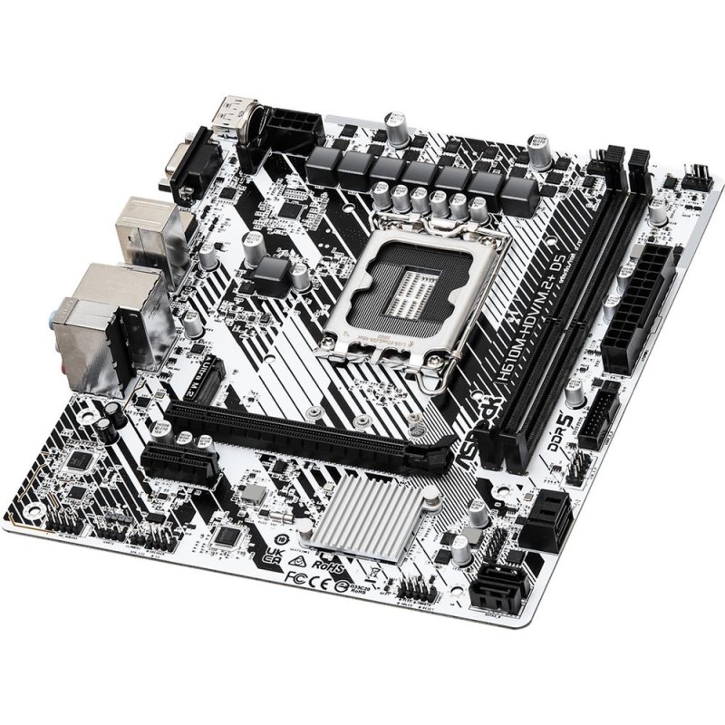 Placa base asrock h610m - hdv m 1700