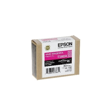 Cartucho tinta epson t580a magenta vivo