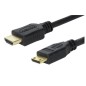 Cable HDMI Nanocable 10-15-0902- HDMI Macho - Mini HDMI Macho- 1-8m- Negro