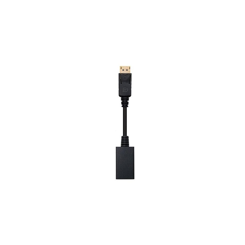 Adaptador displayport a hdmi nanocable macho - hembra