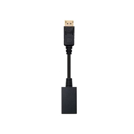 Adaptador displayport a hdmi nanocable macho - hembra