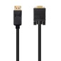 Cable Conversor Nanocable 10-15-4402- DisplayPort Macho - VGA Macho- 2m- Negro