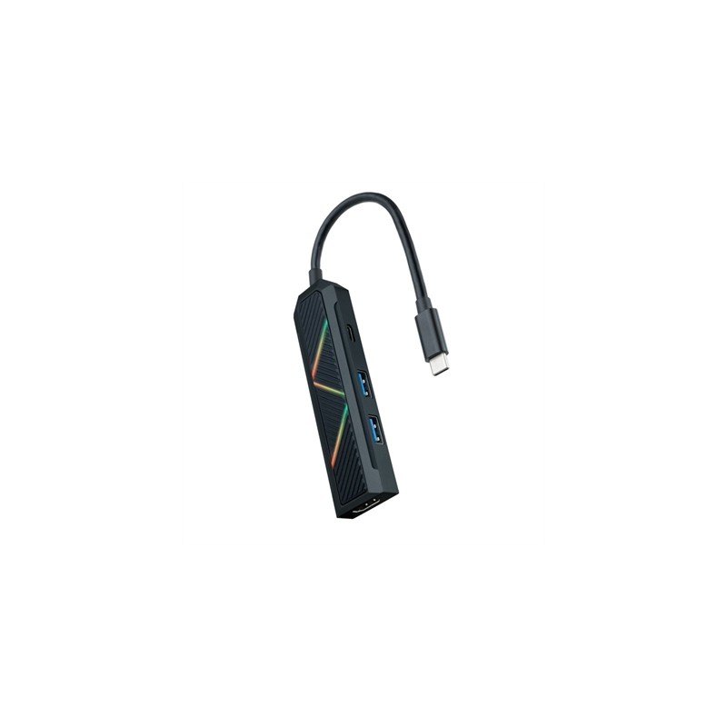 Docking USB Tipo-C Nanocable 10-16-0401- 2xUSB- 1xUSB Tipo-C PD- 1xHDMI