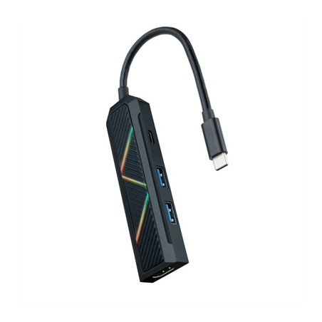 Docking USB Tipo-C Nanocable 10-16-0401- 2xUSB- 1xUSB Tipo-C PD- 1xHDMI