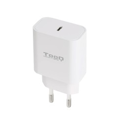 Cargador de Pared TooQ TQWC-PDUSBC20W- 1xUSB Tipo-C- 20W