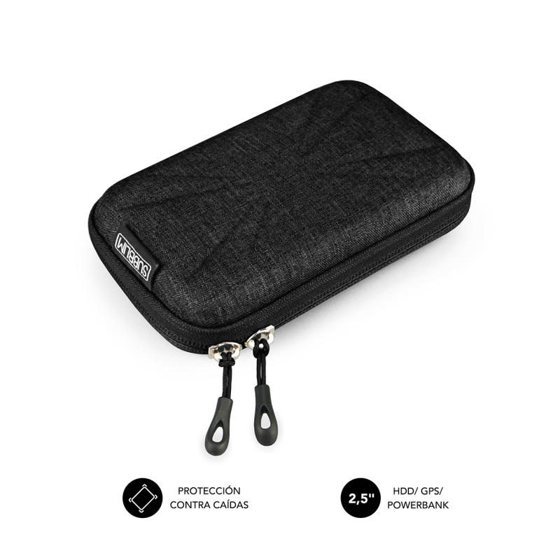 Funda para Disco Externo de 2-5" Subblim HDD Business- Negra