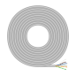 Bobina de Cable RJ45 UTP AWG23 CCA (Aleación) Aisens A135-0660 Cat-6- 100m- Gris