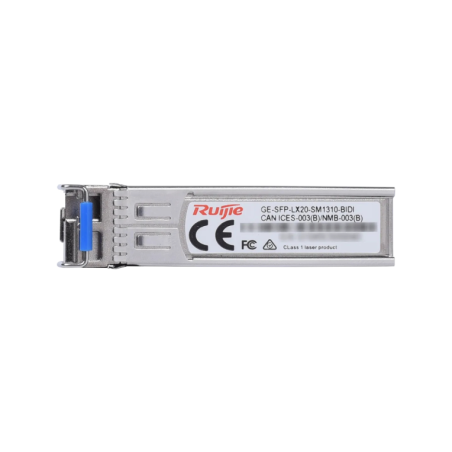 MODULO SFP RUIJIE REYEE RG-GE-SFP-LX20-SM1310-BIDI LC SMF 20km 1310-1550