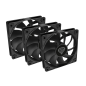 VENTILADOR CAJA GENESIS OXAL 120 NEGRO ALTO RENDIMIENTO 120 MM PACK 3 UDS