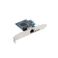 TARJETA RED LANBERG ETHERNET RJ45 PCI-E 1 PUERTO GIGABIT LP