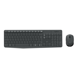 COMBO TECLADO RATON LOGITECH MK235 RF INALAMBRICO GRIS