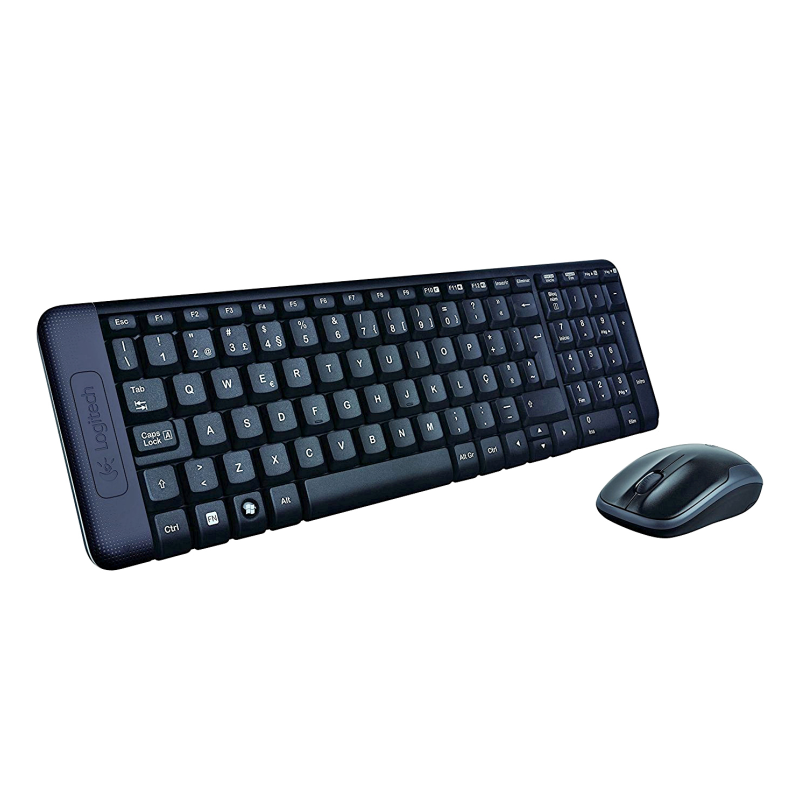 COMBO TECLADO RATON LOGITECH MK220 RF INALAMBRICO NEGRO