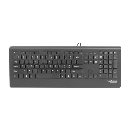 TECLADO NATEC BARRACUDA SLIM NEGRO