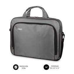 MALETIN SUBBLIM OXFORD LAPTOP BAG 13,3"-14" GREY