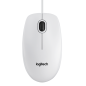 Ratón Logitech B100- Hasta 800 DPI- Blanco