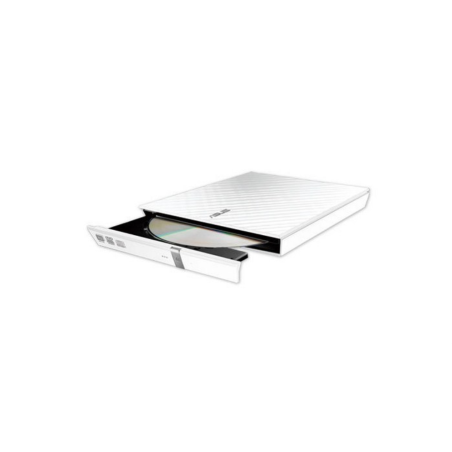 LECTOR GRABADOR CD DVD SLIM ASUS SDRW-08D2S-U EXTERNO BLANCO