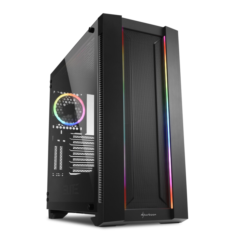 CAJA SHARKOON ELITE SHARK CA200M ATX 2XUSB3-0 SIN FUENTE