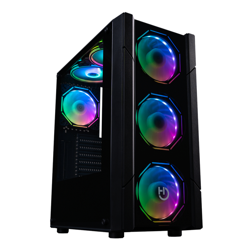 Caja Gaming Semitorre Hiditec V30 ARGB