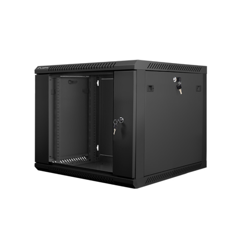 ARMARIO RACK LANBERG 9U 600X600X501 AUTO ENSAMBLADO 19" HASTA 60 KG NEGRO