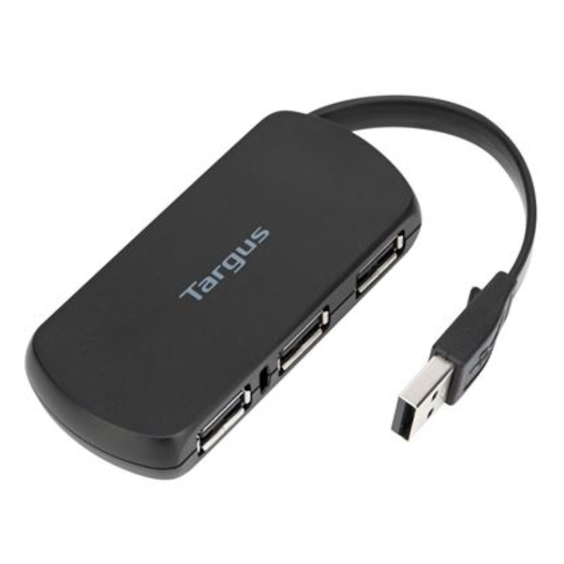 HUB USB TARGUS 4 PUERTOS USB NEGRO