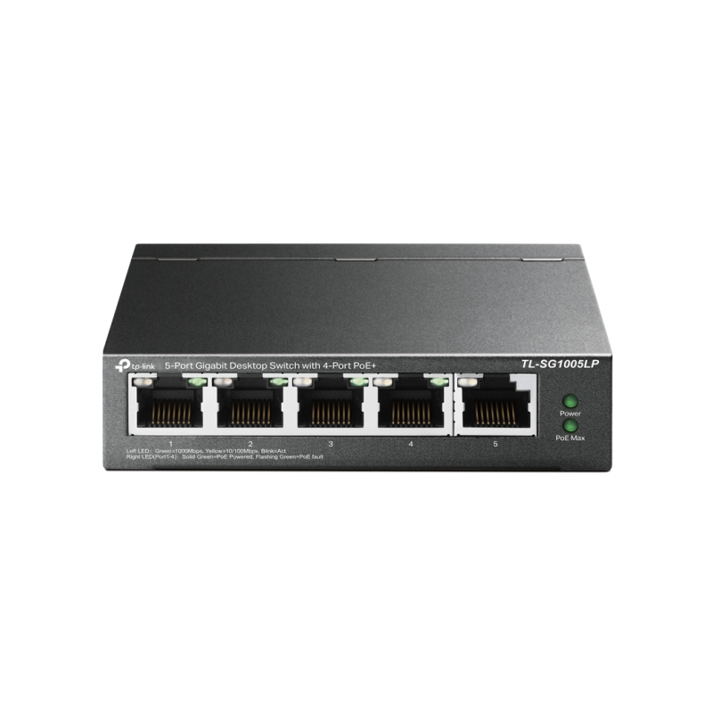 SWITCH TP-LINK 5-PORT GIGABIT DESKTOP SWITCH WITH 4-PORT POE+