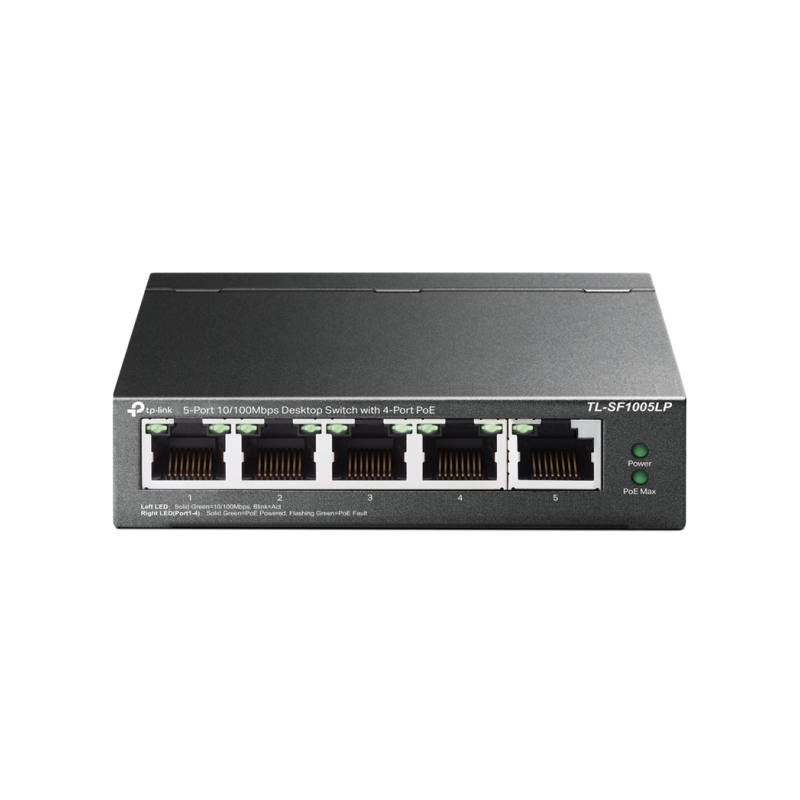 SPLITTER POE TP-LINK 5-PORT 10-100 MBPS DESKTOP SWITCH WITH 4-PORT POE