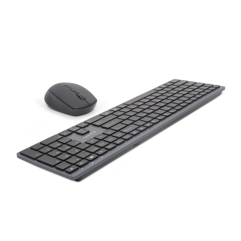 KIT INALAMBRICO TECLADO RATON RETROILUMINADO PRO BUSINESS SLIM DISEÑO PT NEGRO