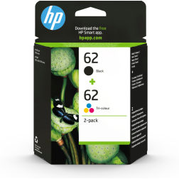 TINTA HP 62 PACK AHORRO NEGRO TRICOLOR