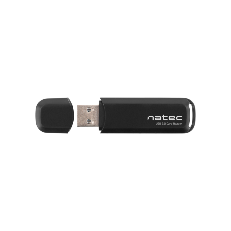 LECTOR DE TARJETAS NATEC USB 3-0 SCARAB 2 SD-MICRO SD NEGRO