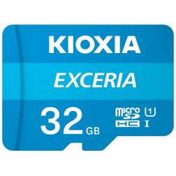 MICRO SD KIOXIA 32GB EXCERIA UHS-I C10 R100 CON ADAPTADOR