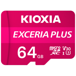 MICRO SD KIOXIA 64GB EXCERIA PLUS UHS-I C10 R98 CON ADAPTADOR