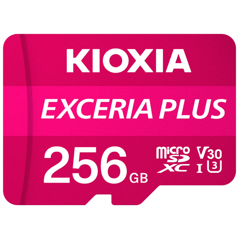 MICRO SD KIOXIA 256GB EXCERIA PLUS UHS-I C10 R98 CON ADAPTADOR