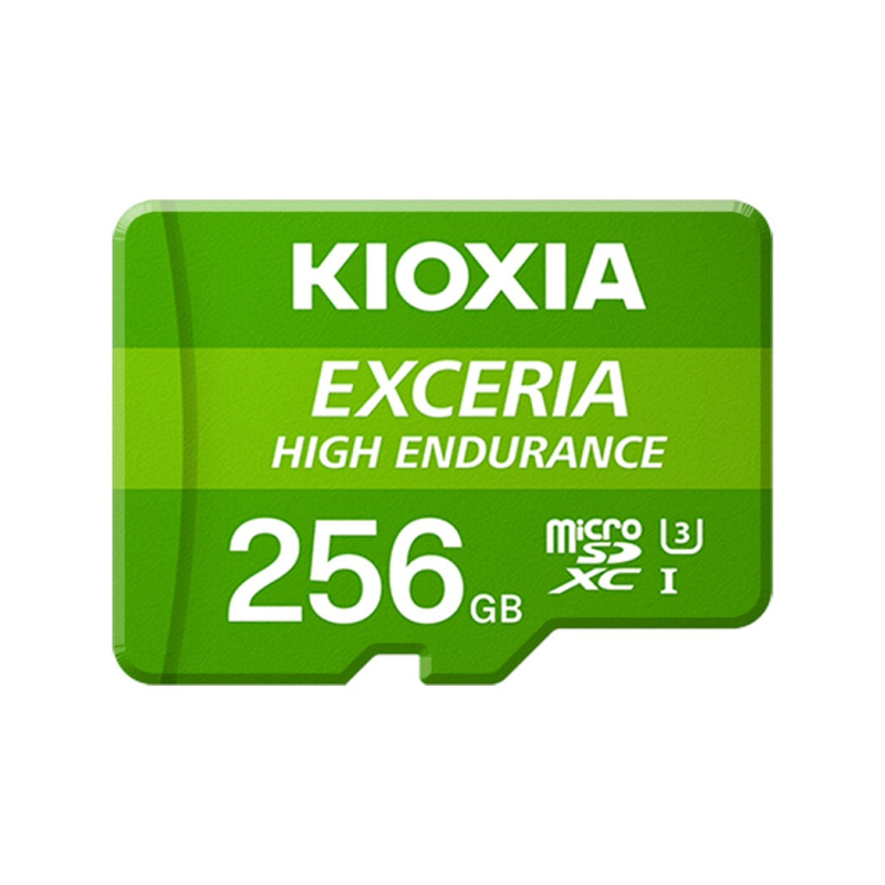 MICRO SD KIOXIA 256GB EXCERIA HIGH ENDURANCE UHS-I C10 R98 CON ADAPTADOR