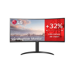 Monitor Profesional Ultrapanorámico Curvo LG UltraWide 34WP75CP-B 34"- WQHD- Multimedia- Negro