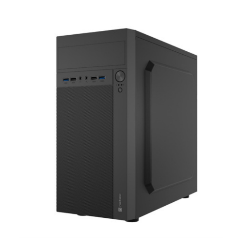 CAJA NATEC HELIX MICRO ATX 2×USB 3-0 + 2×USB 2-0 + MINIJACK X 2 SIN FUENTE MINI